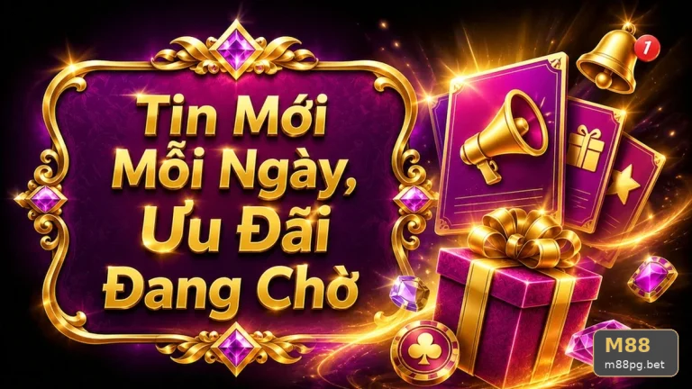 Mở thẻ cảnh ưu đãi đến chốt điều kiện nhận thưởng khuyến mãi M88